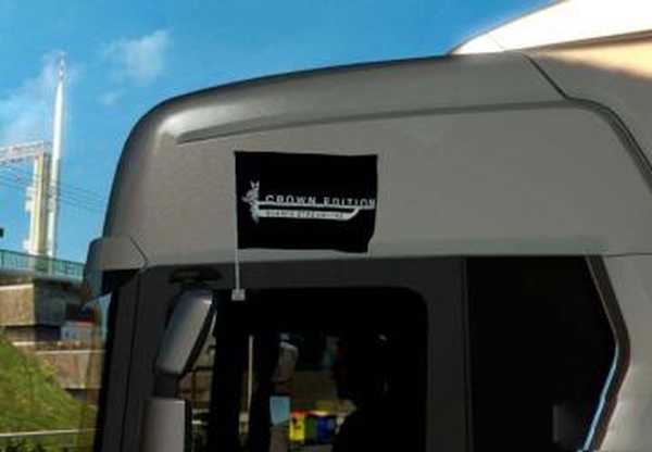 Crown Edition Scania Streamline Flagsверсия 1.0 для Euro Truck Simulator 2 (v1.24,-1.31.x)