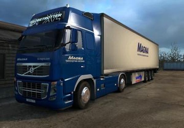 Комбо скин пак «Magna» для Volvo 2009версия 1.0 для Euro Truck Simulator 2 (v1.28.x, 1.30.x)