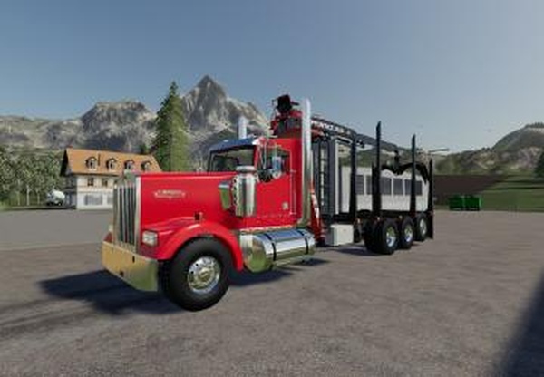 D3 Kenworth W900 Cab Mountверсия 1.0.0.3 для Farming Simulator 2019 (v1.4.x)