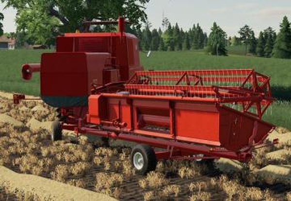 Bizon Z056 Cutter Trailerверсия 1.0.0.0 для Farming Simulator 2019