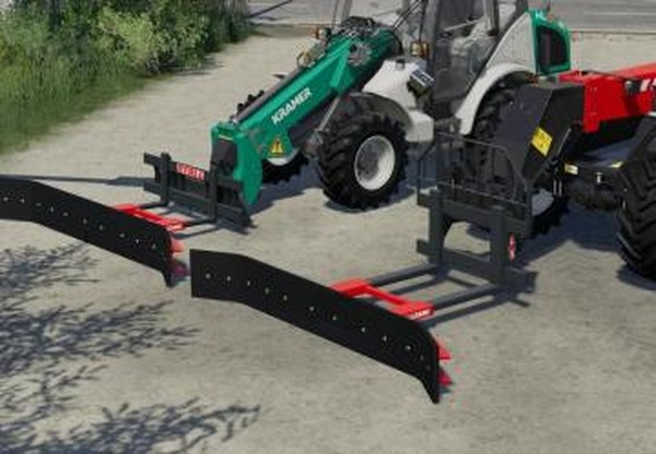 Fork Mount Rubber Scraper Packверсия 1.0.0.0 для Farming Simulator 2019