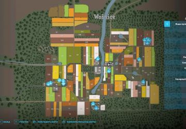 Карта «Wośnice Map»версия 1.1.0.0 для Farming Simulator 2022 (v1.6x)