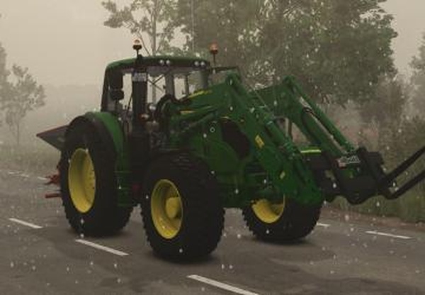John Deere 6M Medium Frame Series 2016версия 1.0.0.0 для Farming Simulator 2025