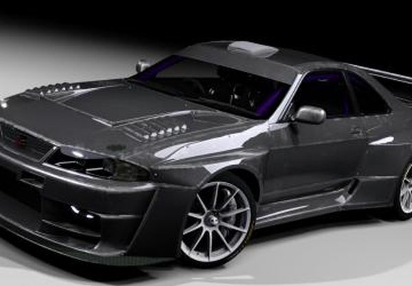 Nissan Skyline R33 Hillclimbверсия 1.5 LF SimRacing/R-GT Mods для Assetto Corsa