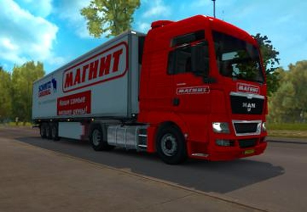 Скин Магнит для MAN TGXверсия 1.0 для Euro Truck Simulator 2 (v1.28.x, - 1.32.x)