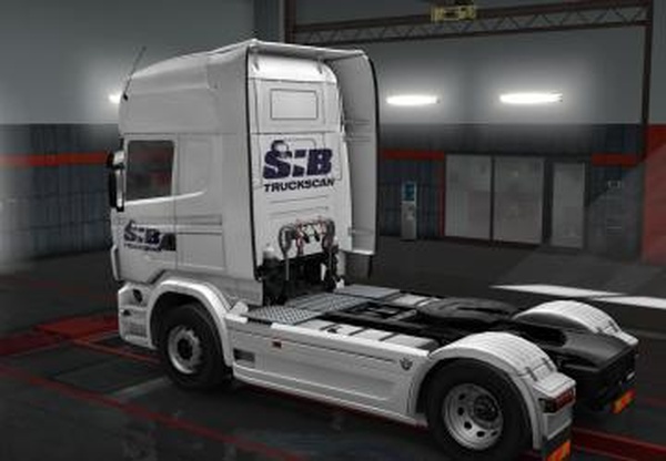 Скин SIB SCAN для SCANIA Rверсия 1.0 для Euro Truck Simulator 2 (v1.28.x, 1.30.x)
