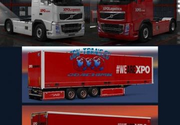 Комбо-скин «JBK Pack 2 XPO 2018»версия 1.0 для Euro Truck Simulator 2 (v1.28.x, 1.30.x)