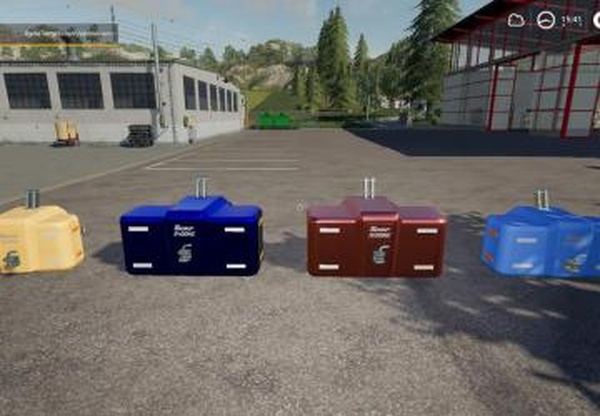 Weights Pack Nerd MPверсия 1.0 для Farming Simulator 2019