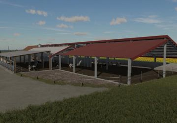 Modern Cow Barnверсия 1.0.0.0 для Farming Simulator 2022