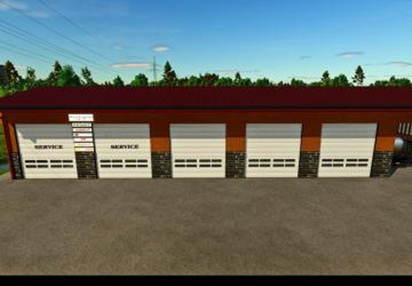 Large Shed 6 doorsверсия 1.0.0.0 для Farming Simulator 2025