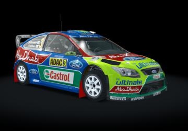 Ford Focus RS 2010версия Rally Gravel by GR.TEAM 1.0 для Assetto Corsa