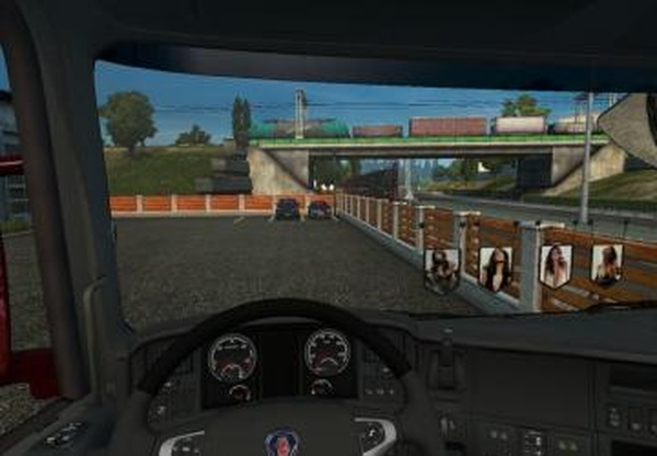 Eva Mendes Pennants Pack #3версия 1.0 для Euro Truck Simulator 2 (v1.21.x, - 1.31.x)