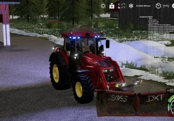 John Deere 7Rверсия 1.0.0.0 для Farming Simulator 2019 (v1.4х)