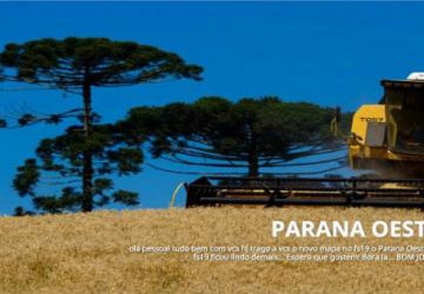 Карта «Parana Oeste»версия 1.0.0.0 для Farming Simulator 2019 (v1.4х)