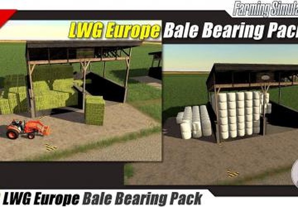 LWG Europe Placeable Balestorageверсия 1.1.0.0 для Farming Simulator 2019 (v1.4х)
