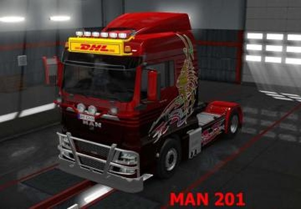 Lightbox for MAN + Ivecoверсия 1.0 для Euro Truck Simulator 2 (v1.28.x, 1.30.x)