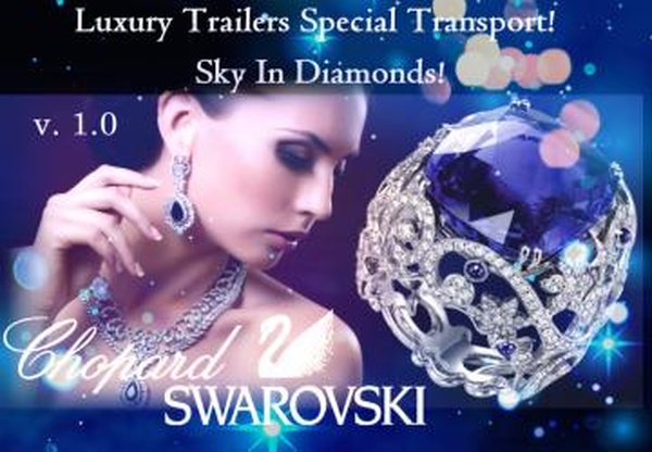 Luxury Trailers Special Transport! Sky In Diamonds!v1.0 для Euro Truck Simulator 2 (v1.30.x)