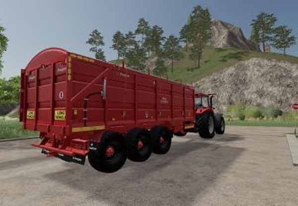 Broughan 22F Silage Trailerверсия 1.0.0.0 для Farming Simulator 2019 (v1.4.x)
