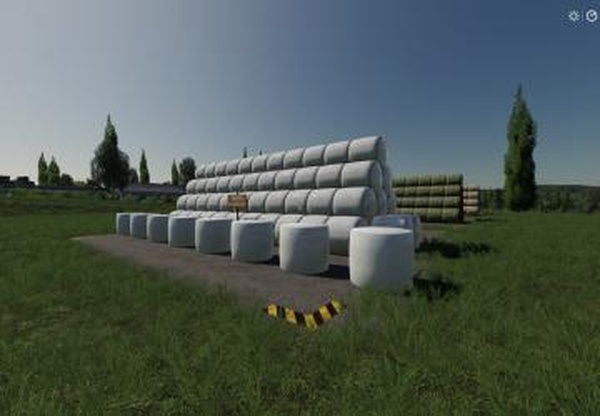 Хранилища круглых тюковверсия 1.0.0.0 для Farming Simulator 2019 (v1.4.x)