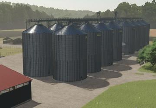 Large silo for large cardsверсия 1.0 для Farming Simulator 2025