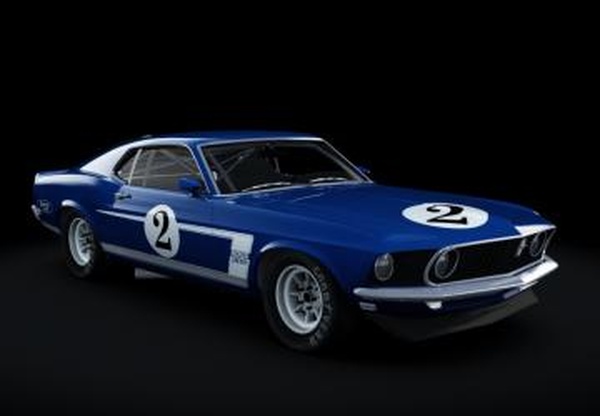 Ford Boss Mustang ’70версия 2.0 для Assetto Corsa