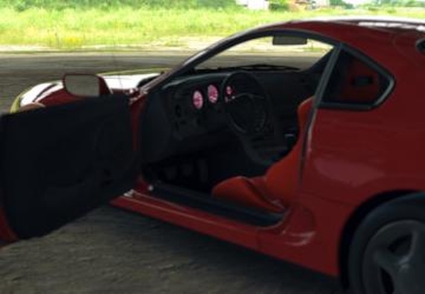 Left side steering wheel Toyota Supra MKIV Add-onv2.6 для Assetto Corsa