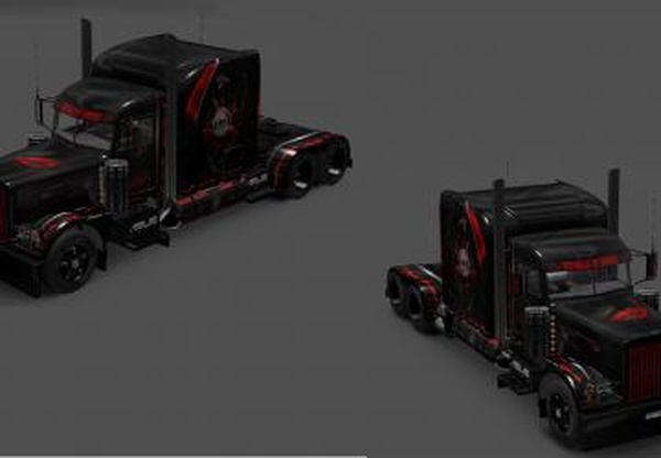 Комбо скин пак ROG для Peterbilt 389версия 5.6 для Euro Truck Simulator 2 (v1.30.x)