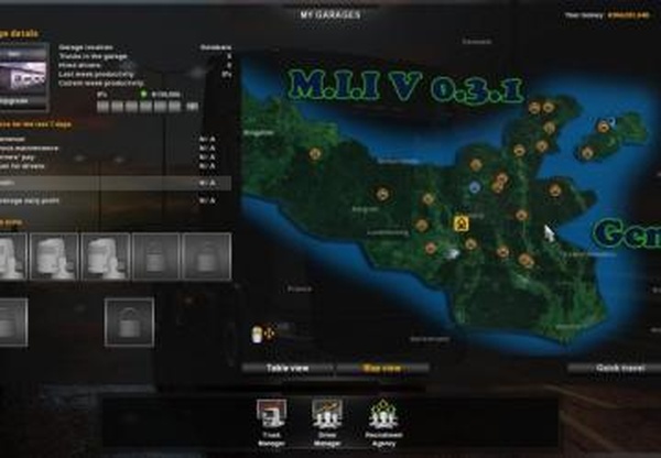 Сохранение для M.I.I Mapверсия 1.0 для Euro Truck Simulator 2 (v1.30.x, - 1.38.x)