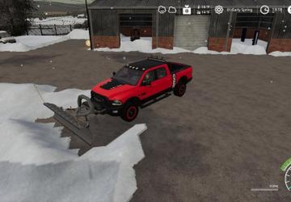 DODGE Power Wagon Plowверсия 1.0 для Farming Simulator 2019