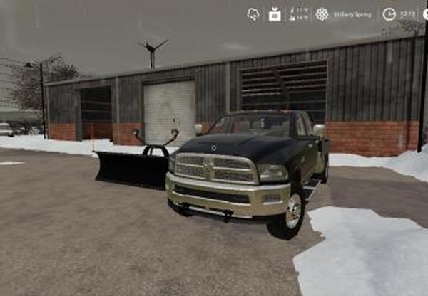 Ram 3500 Snowplowверсия 1.0 для Farming Simulator 2019