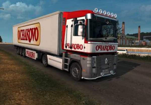 Комбо скин пак «Очаково» для Renault Magnumv1.0 для Euro Truck Simulator 2 (v1.28.x, 1.30.x)