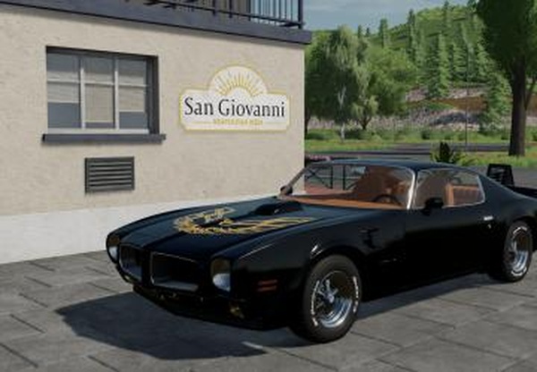 Pontiac Firebird 1970версия 1.0.0.0 для Farming Simulator 2022 (v1.6x)