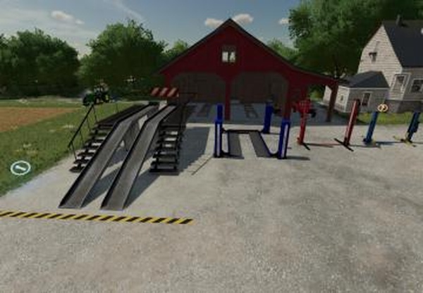 Used Lifting Platformsверсия 1.0.0.0 для Farming Simulator 2022