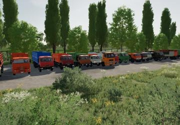 Пак Kamaz/Nefaz/Tonarверсия 1.0.0.0 для Farming Simulator 2022 (v1.6)