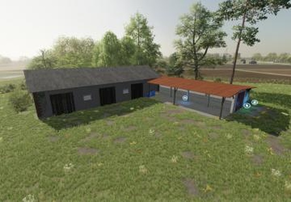 Cowshed With Barnверсия 1.0.0.0 для Farming Simulator 2022