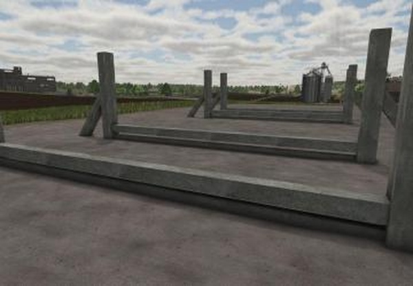 Concrete Wood Supportверсия 1.0.0.0 для Farming Simulator 2025