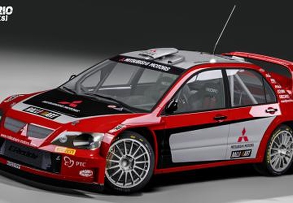 Mitsubishi Lancer WRC 2004версия 1.0 LF SimRacing/ R-GT Mods для Assetto Corsa