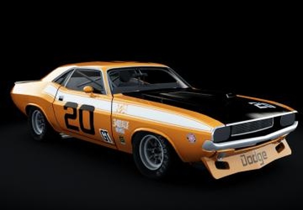 Dodge Challenger ’70версия 2.0 для Assetto Corsa