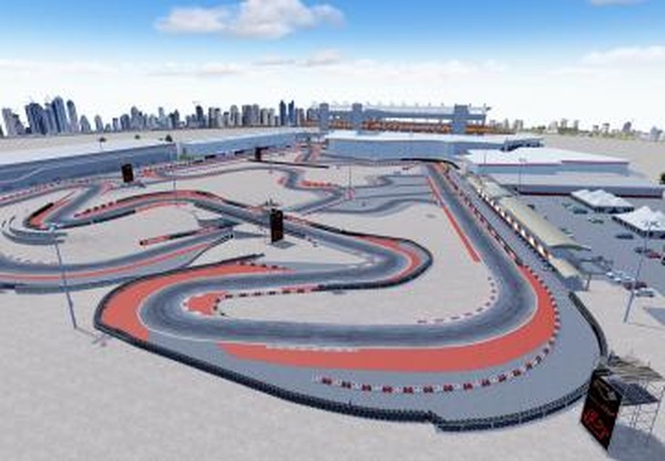 Карта «Dubai Kartdrome 2021»версия 1.1 для Assetto Corsa