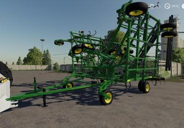 John Deere 2410 5 section plowверсия 1.0.0.0 для Farming Simulator 2019 (v1.4х)