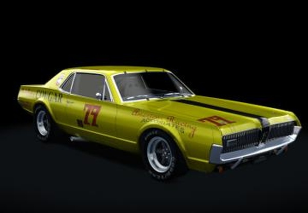 Mercury Cougar 67версия 2.0 для Assetto Corsa