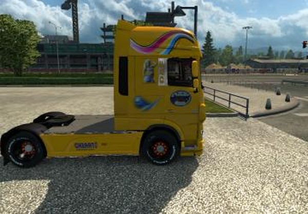 Скин для DAF XF Euro 6версия 1.0 для Euro Truck Simulator 2 (v1.30.x)