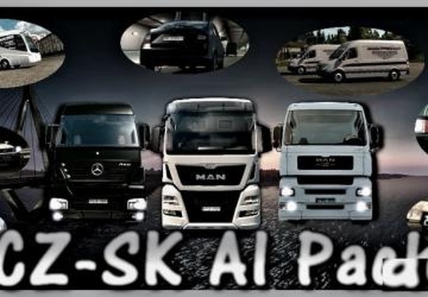 CZ/SK AI Packверсия 2.5 fix для Euro Truck Simulator 2 (v1.30.x, - 1.33.x)