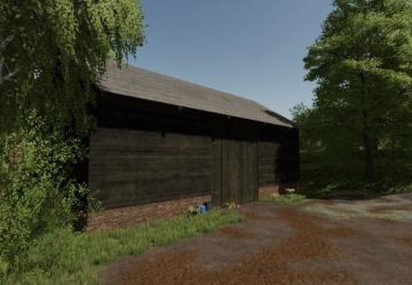 Old Post German Wood Barnверсия 1.0.0.0 для Farming Simulator 2022