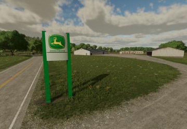 John Deere Dealer Signверсия 1.1.0.0 для Farming Simulator 2022