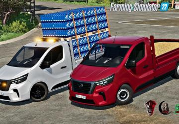 Nissan NV300 Tipper 2022 Autoloadверсия 1.0.0.0 для Farming Simulator 2022 (v1.6x)