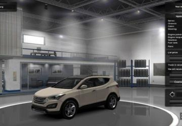 Hyundai Santa Feверсия 1.0 для Euro Truck Simulator 2 (v1.28.x, 1.30.x)