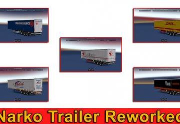 Reworked Narko trailerверсия 1.1 для Euro Truck Simulator 2 (v1.28.x, 1.30.x)