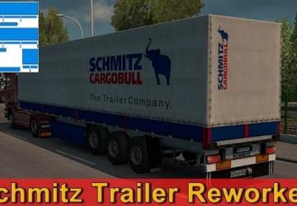 Schmitz Universal Reworkedверсия 1.0 для Euro Truck Simulator 2 (v1.28.x, 1.30.x)