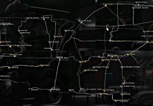 BD Creative zone mapверсия 3.0 для Euro Truck Simulator 2 (v1.27.x, - 1.30.x)